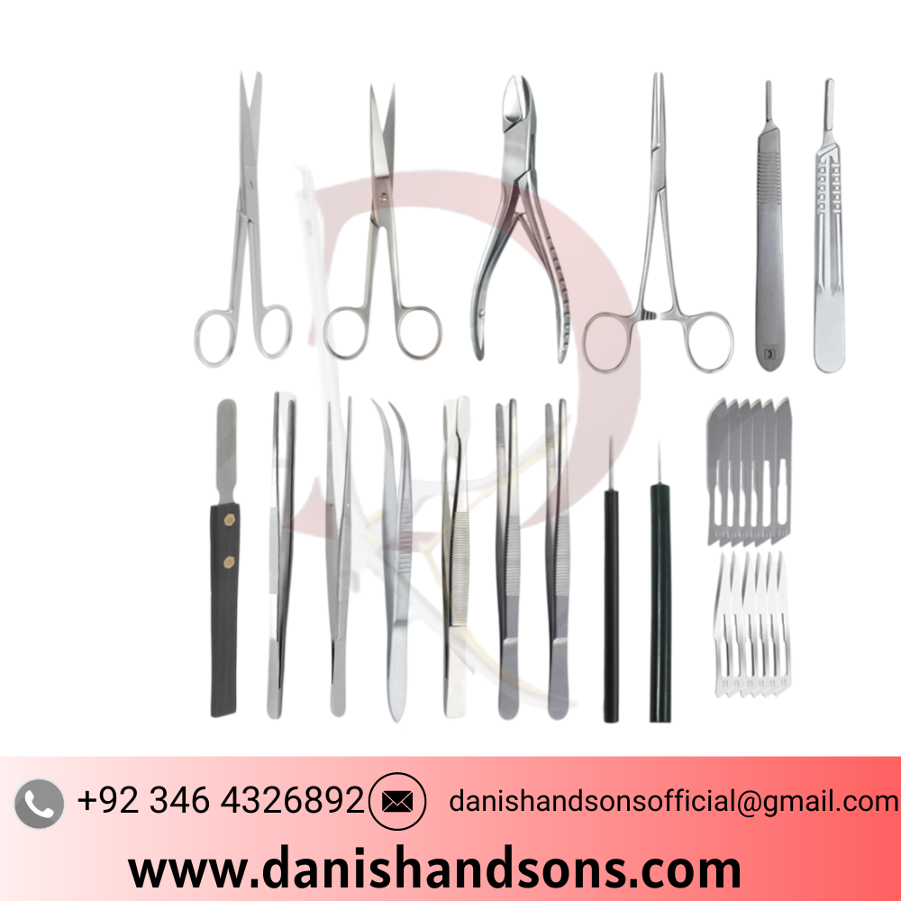 Postmortem Dissection set 17 Pieces Custom Made Kit Stainless Steel